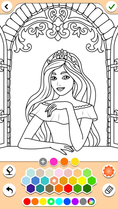 Screenshot di Princess coloring book 4 girls