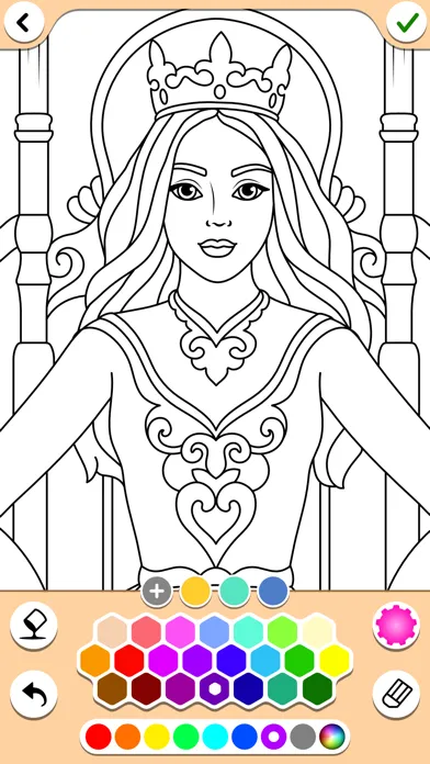 Screenshot di Princess coloring book 4 girls