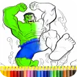 Superhero Coloring Book