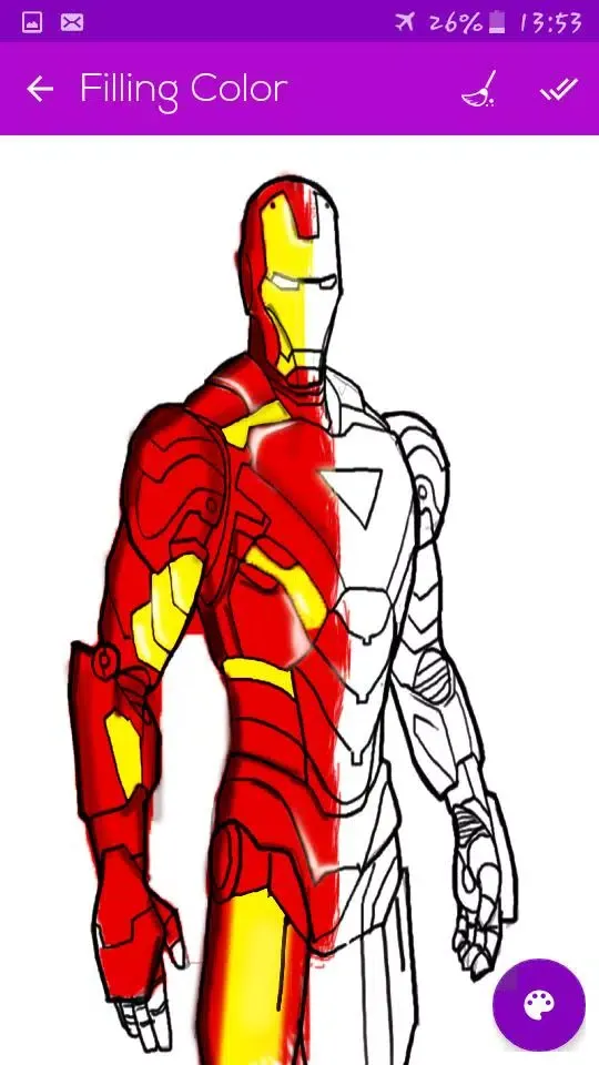 Superhero Coloring Book应用截图
