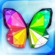Poly Art Puzzle Coloring Book