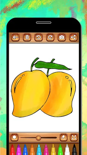 Fruits Coloring & Drawing Book Ekran Görüntüleri