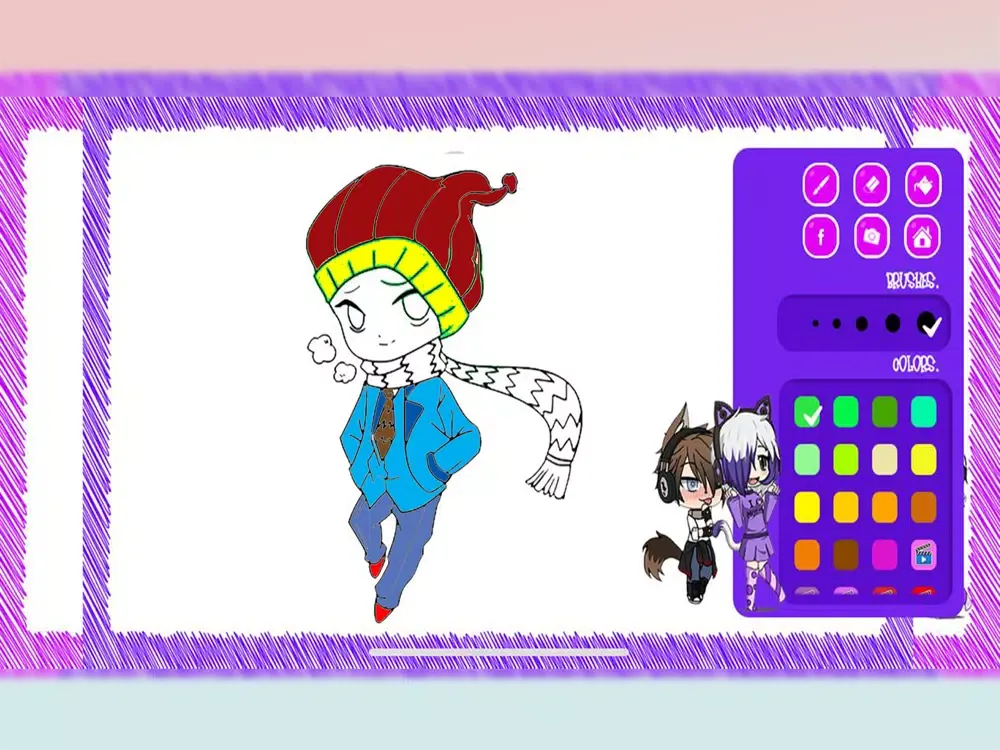 Zrzuty ekranu Gacha Life Coloring Book iPad 