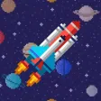 Coloring Book: Space in Pixels Coloring Book: Space in Pixels
