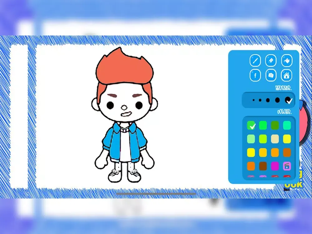 Скриншоты Toca Coloring book iPad 