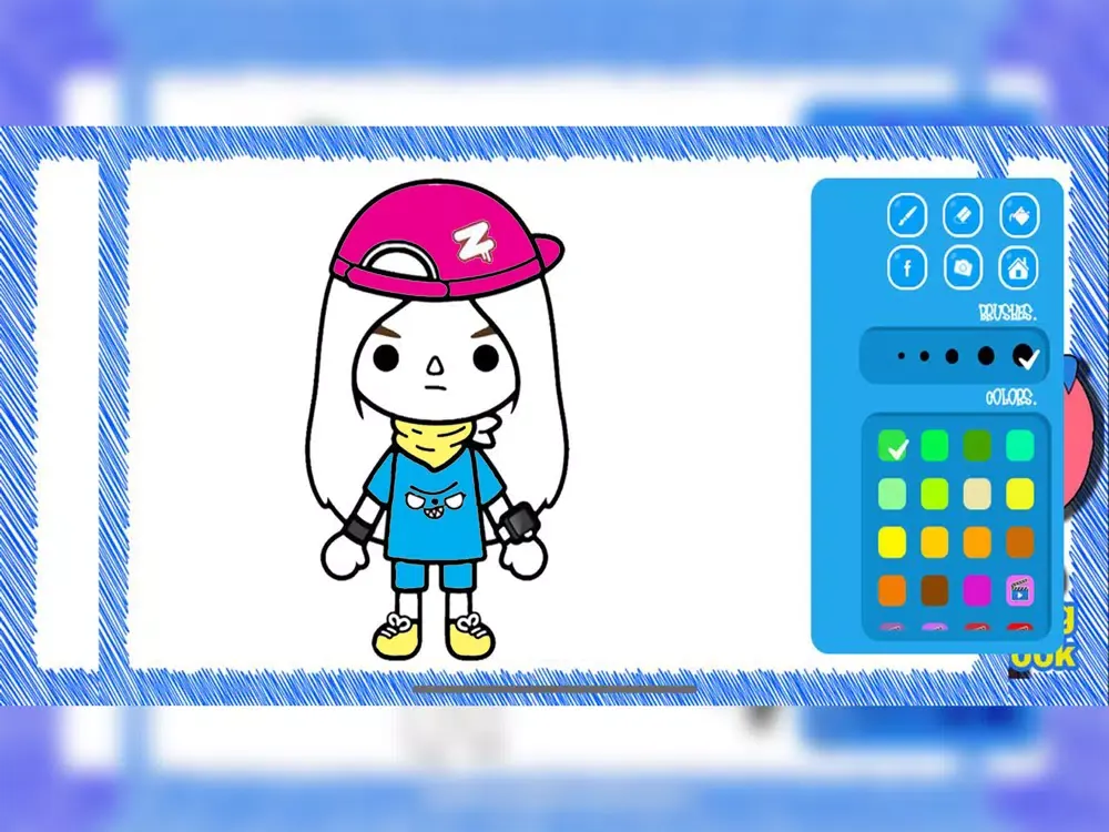 Скриншоты Toca Coloring book iPad 