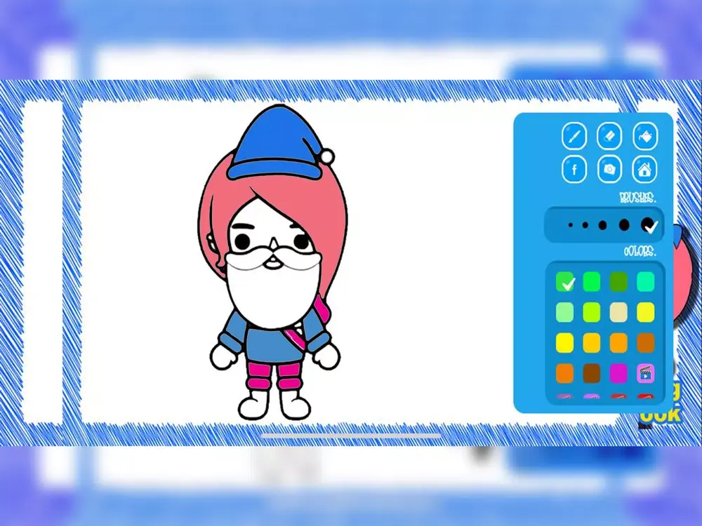 Скриншоты Toca Coloring book iPad 
