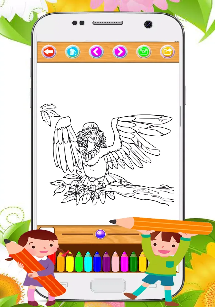 ภาพหน้าจอของ Learn coloring book cartoon