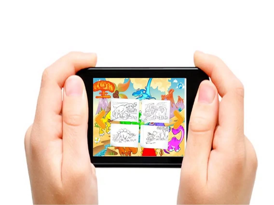 Dinosaur Coloring Book Pages For Kids Toddler Free iPad  Screenshots