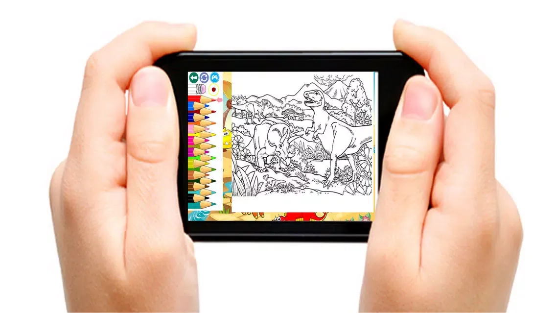 Dinosaur Coloring Book Pages For Kids Toddler Free Screenshots