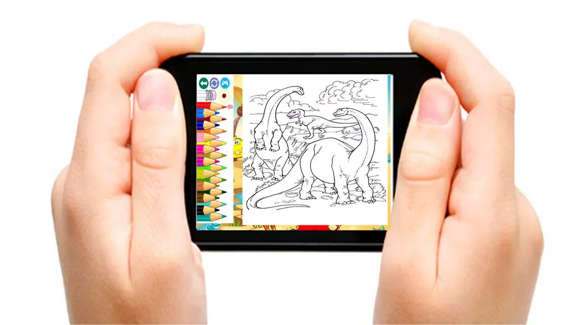 Dinosaur Coloring Book Pages For Kids Toddler Free Screenshots