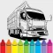 Truck Car Coloring Book