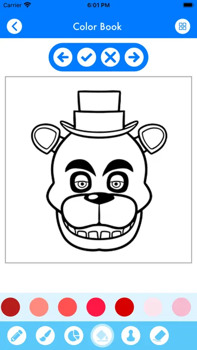 Tangkapan layar Coloring Fans Freddys FNAF