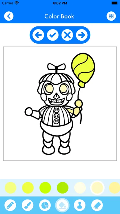 Tangkapan layar Coloring Fans Freddys FNAF