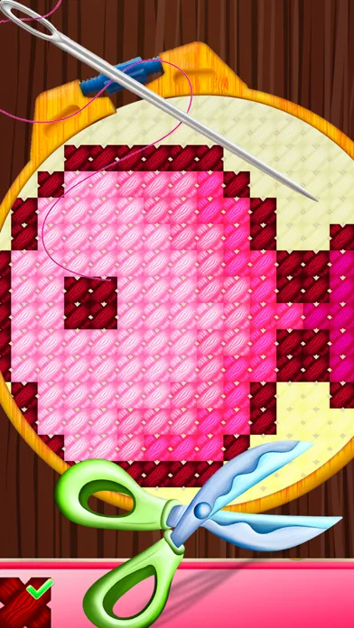 ภาพหน้าจอของ Knitting Master Stitch Game