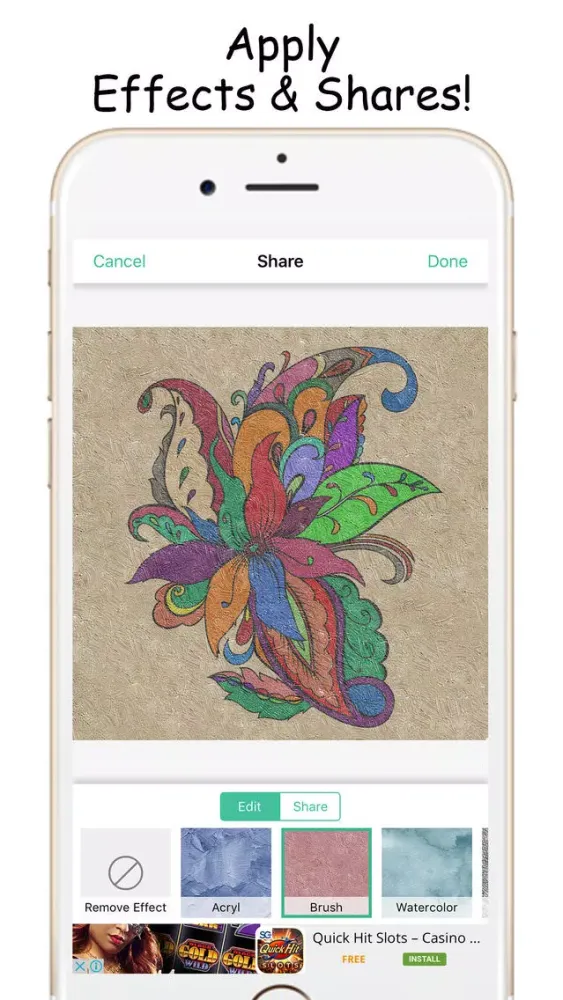 Скриншоты Fantastic Color Therapy Coloring Book For Adults
