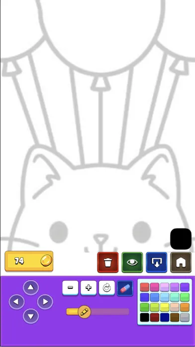 صور Cute Kitty Coloring HelloPink