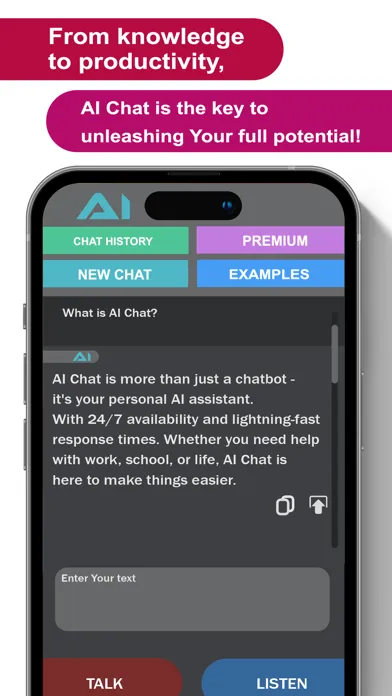 the AI Chat Screenshots