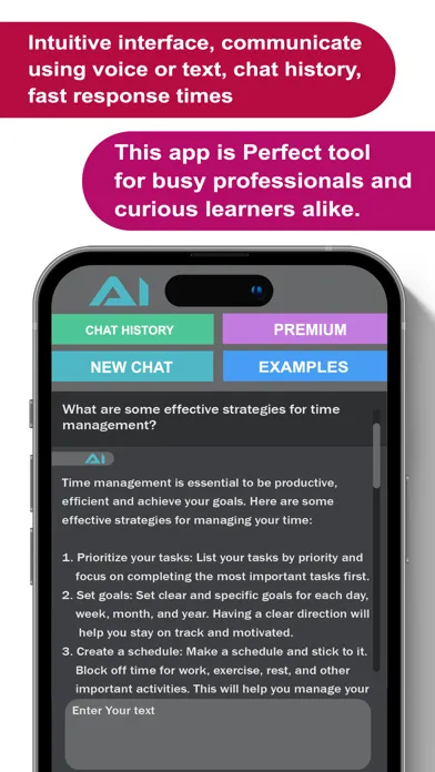 the AI Chat Screenshots