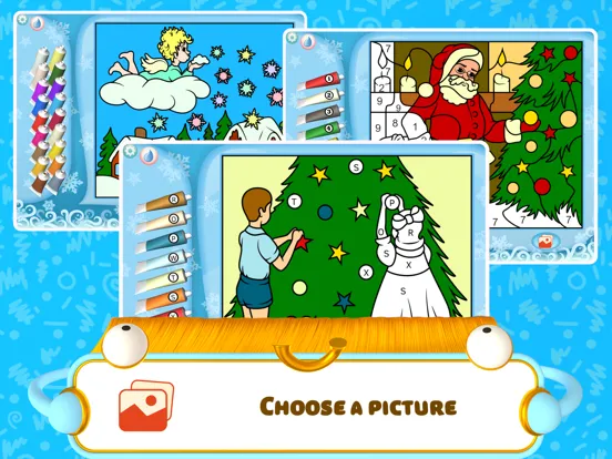 Color by Numbers - Christmas iPad  스크린샷