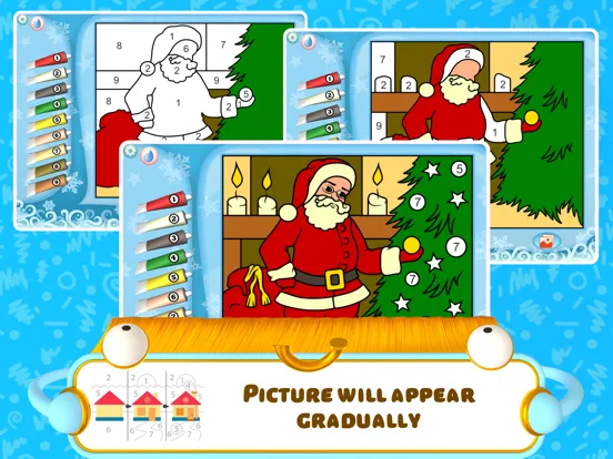 Color by Numbers - Christmas iPad  스크린샷