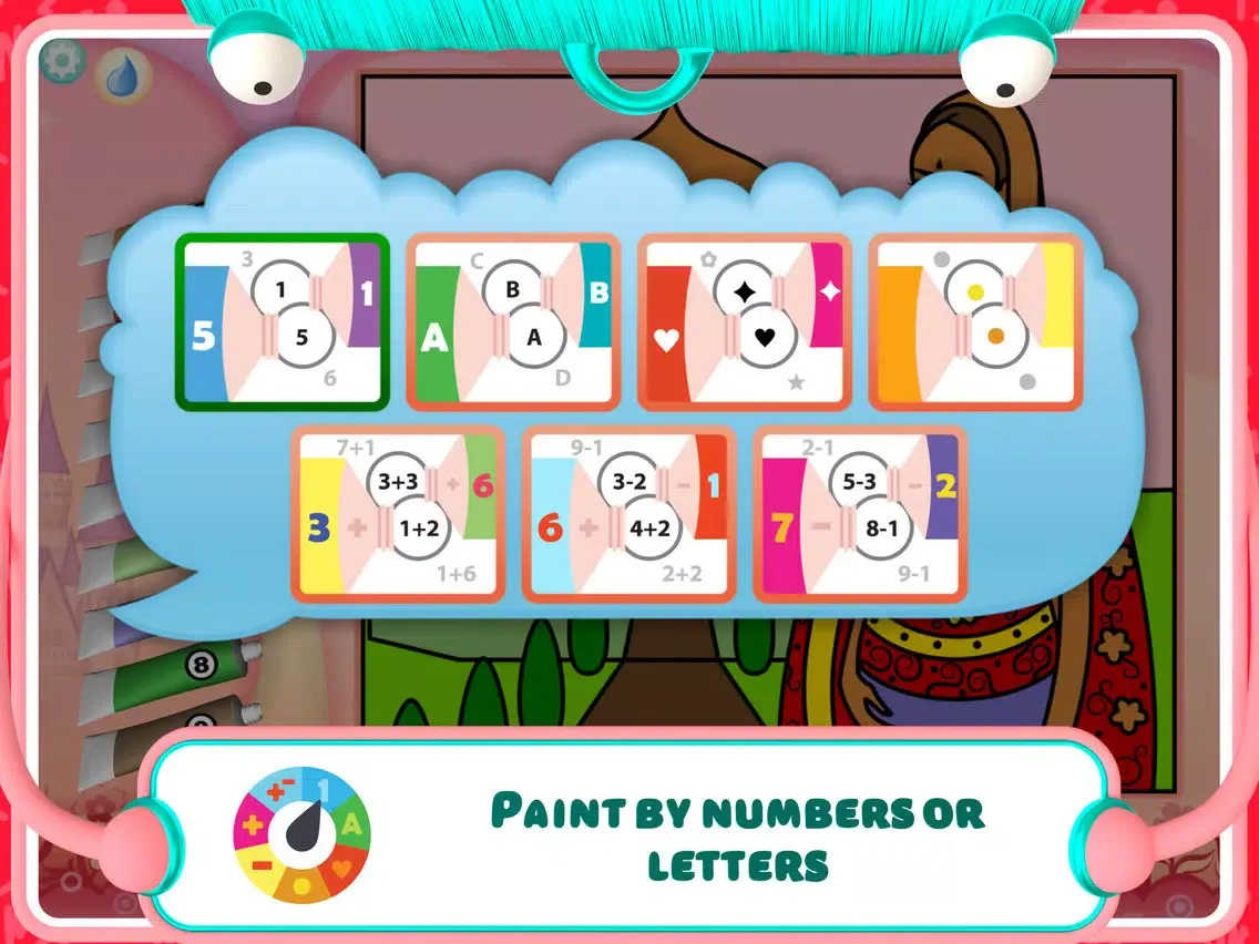Capturas de pantalla de Pretty Princess Coloring Book+ iPad 
