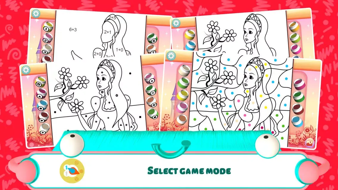 Capturas de pantalla de Pretty Princess Coloring Book+