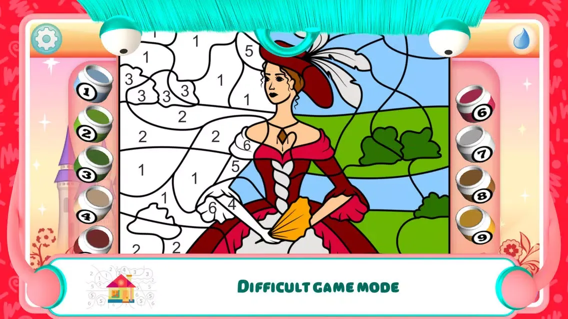 Capturas de pantalla de Pretty Princess Coloring Book+