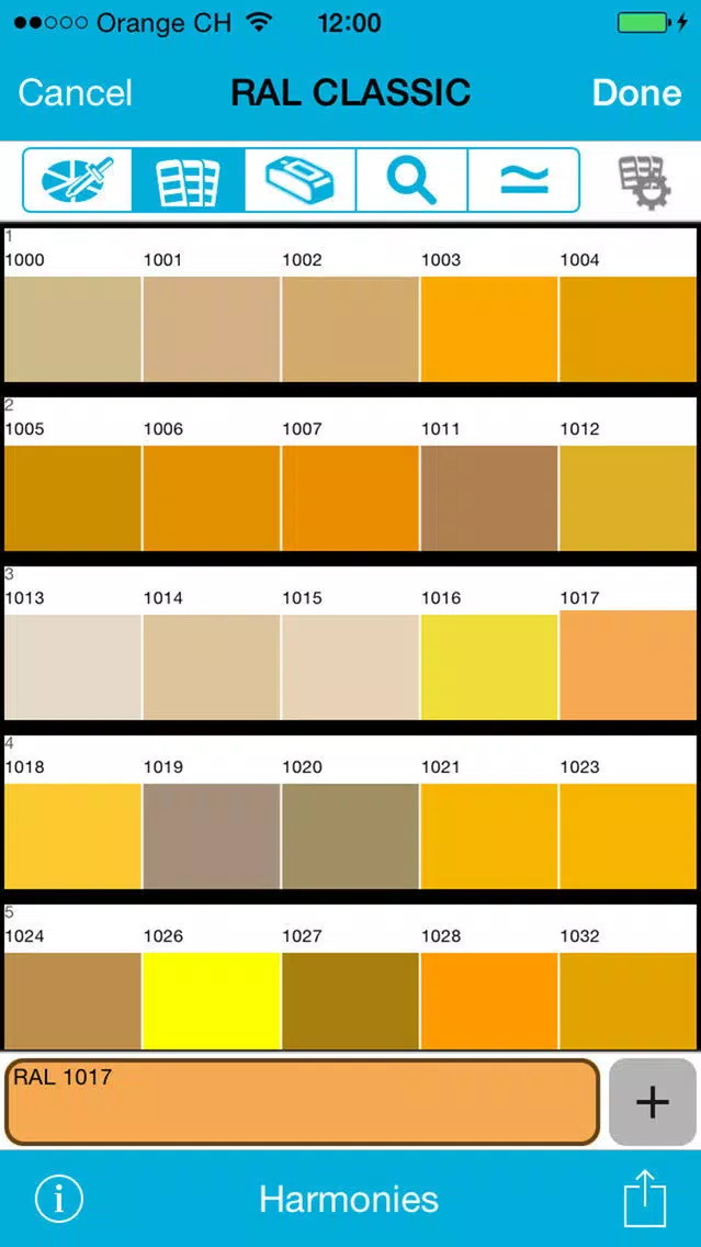 Tangkapan skrin Colorix.com