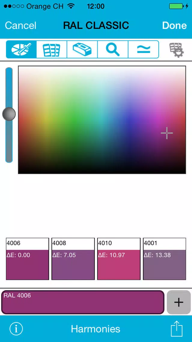 Tangkapan skrin Colorix.com
