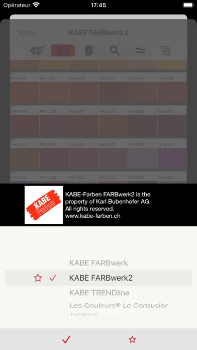 Скриншоты KABE-Farben