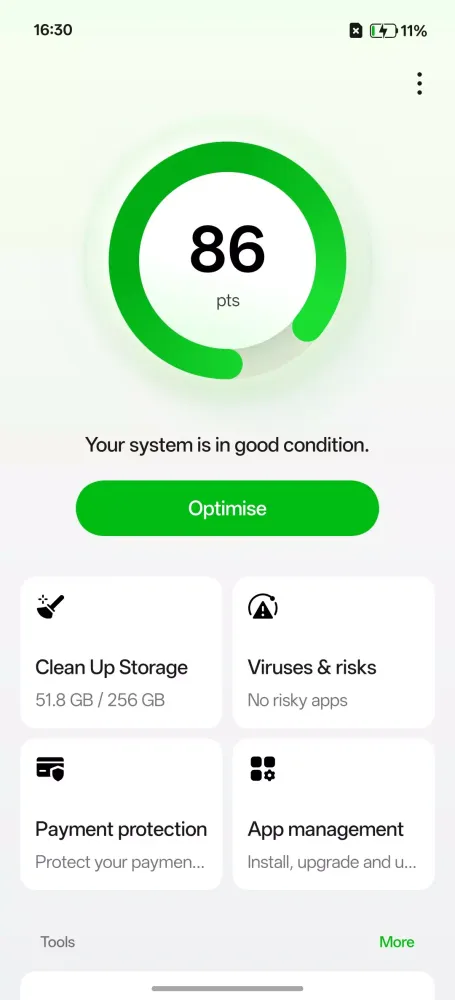 ภาพหน้าจอของ Phone Manager