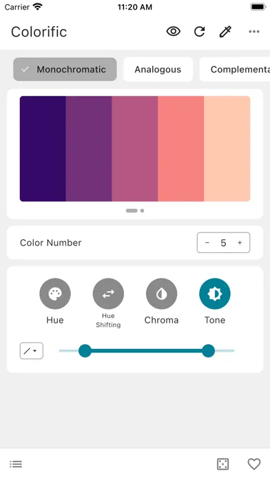 Colorific: Color Palette Screenshots