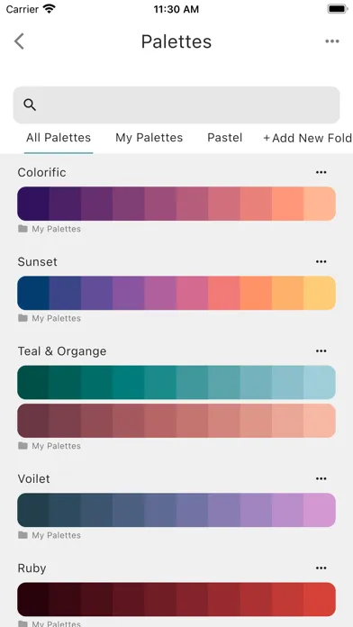 Colorific: Color Palette Screenshots