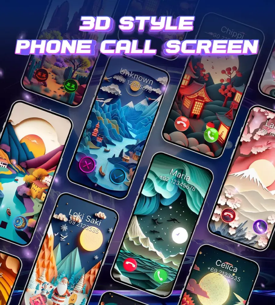 Color Phone: Call Screen Theme应用截图