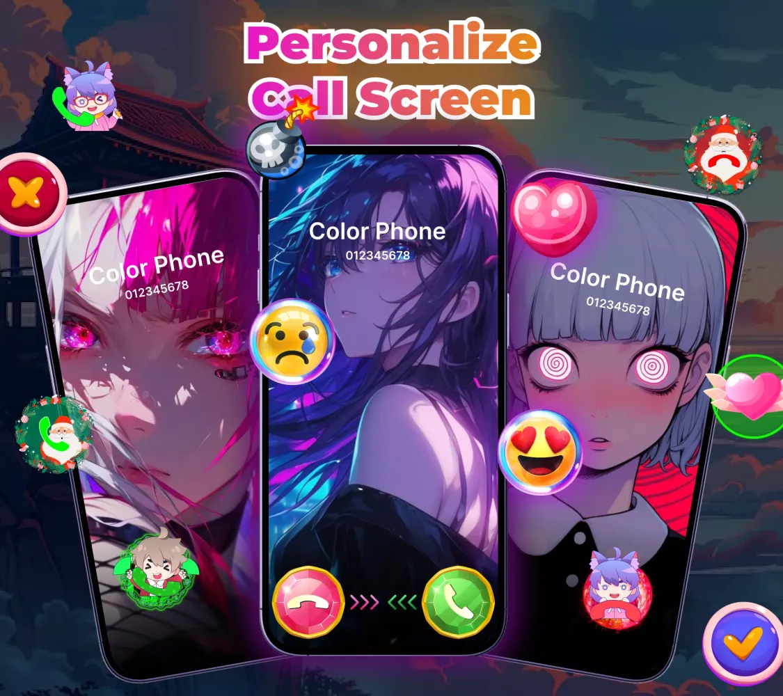 Color Phone: Call Screen Theme应用截图