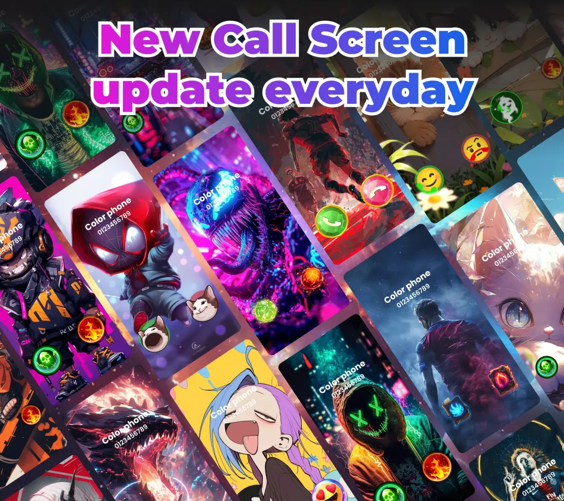 Color Phone: Call Screen Theme应用截图