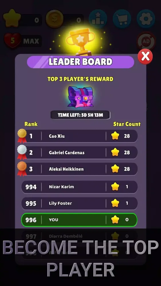 Tangkapan layar Color Puzzle Game - Hue Match