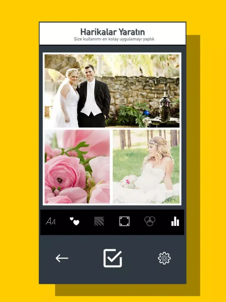 Zrzuty ekranu Resim Birleştirme iPad 