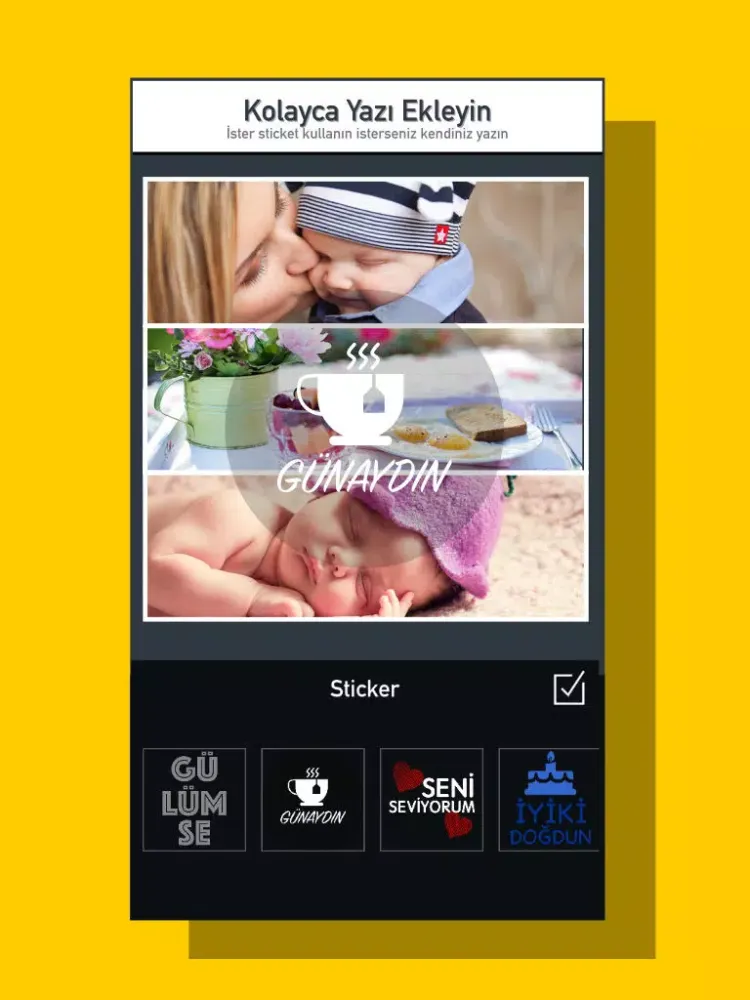Zrzuty ekranu Resim Birleştirme iPad 