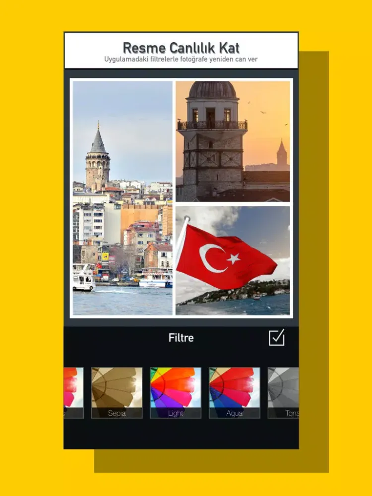 Zrzuty ekranu Resim Birleştirme iPad 