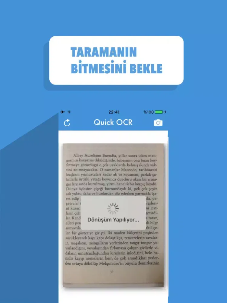 صور Tarayıcı - Döküman, Kitap, Belge, Fatura, Evrak & PDF iPad 
