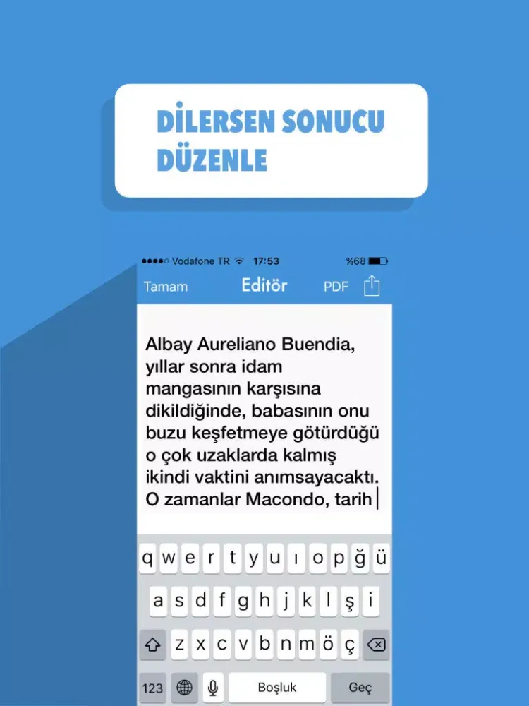 صور Tarayıcı - Döküman, Kitap, Belge, Fatura, Evrak & PDF iPad 
