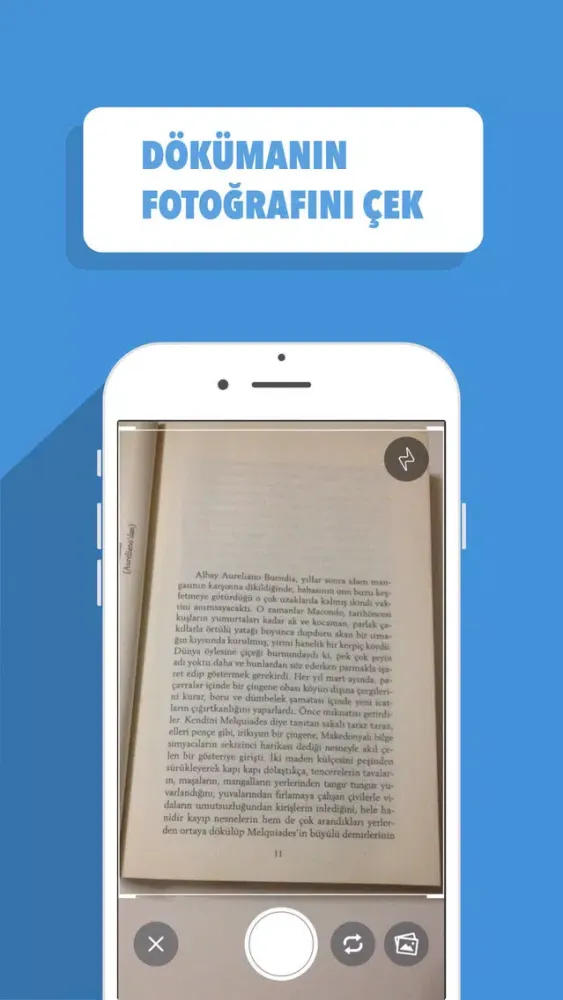 صور Tarayıcı - Döküman, Kitap, Belge, Fatura, Evrak & PDF