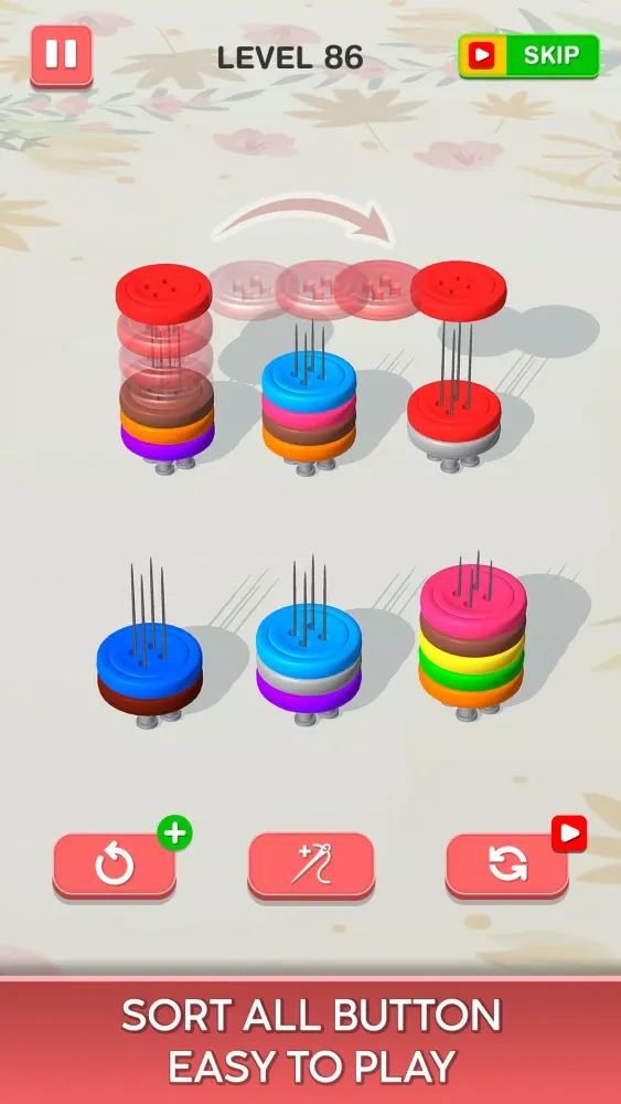 تصاویر Tik Tik Button Sort