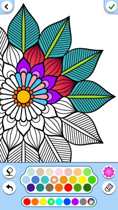 ภาพหน้าจอของ Coloring Book for relaxation