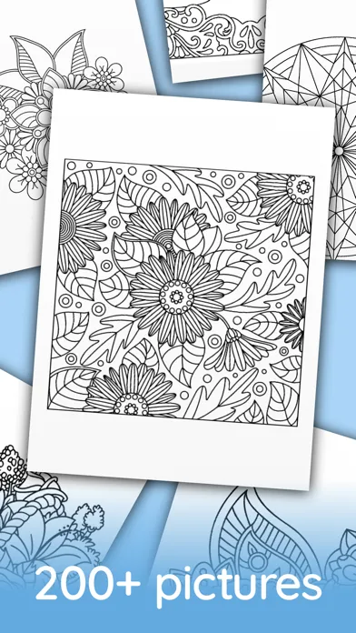 ภาพหน้าจอของ Coloring Book for relaxation