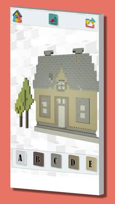 تصاویر Color with number pixel art 3D