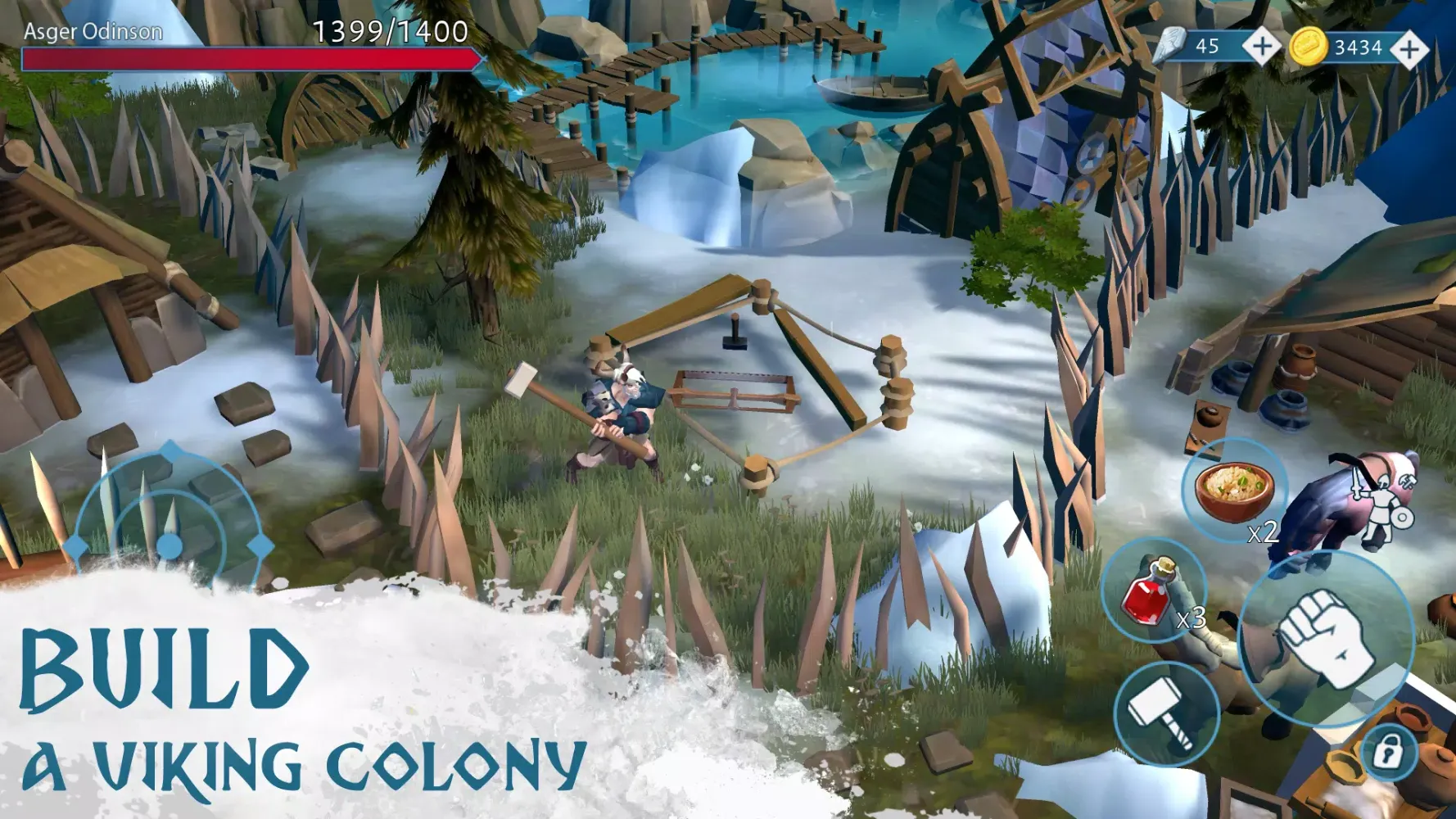 Tangkapan layar Vinland Tales・ Viking Survival
