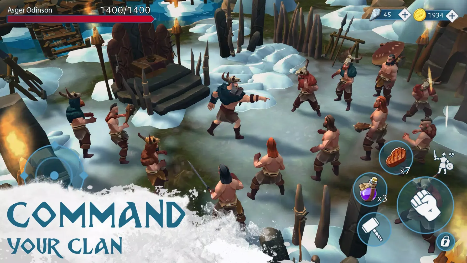 Tangkapan layar Vinland Tales・ Viking Survival